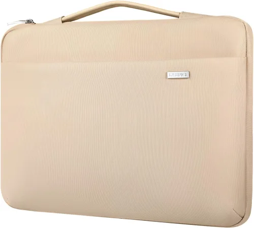 Miniatura 8 de LANDICI Funda para Laptop de 360° de 14 15 Pulgadas Compatible con MacBook Air 15 M2/M3/M4 2022-2025, MacBook Pro 15, Hp Chromebook 14, Bolsa Gris