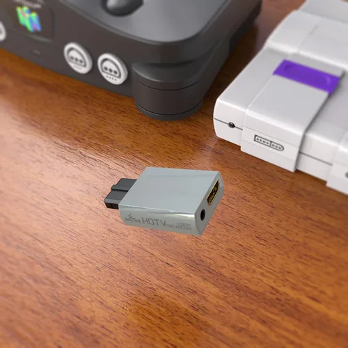 Miniatura 6 de MAYFLASH Adaptador N64 a HDMI N64 Gamecube SNES SFC a HDMI Convertidor 1080P para Full HD Converter con conector de audio de 0.138 in Salida HDMI