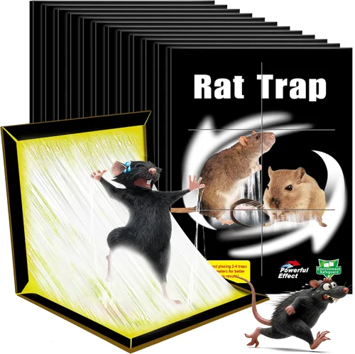 Miniatura 10 de Paquete de 6 trampas adhesivas para ratones, ratones, roedores, serpientes, sin contacto para interiores, para el hogar, cocina, garaje, sótanos