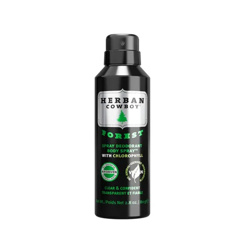 Miniatura 10 de Herban Cowboy Desodorante en spray seco Sport – Desodorante en aerosol seco para hombre de 2.8 onzas mejorado con perejil, romero y salvia, sin
