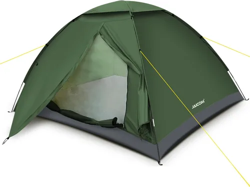 Miniatura 10 de JAICOM Tienda de campaña para 1/2/4 personas: tienda de campaña ligera para mochileros, impermeable, resistente al viento, fácil instalación