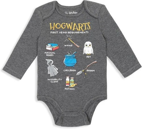 Miniatura 4 de Harry Potter Hogwarts - Paquete de 5 mamelucos de manga larga
