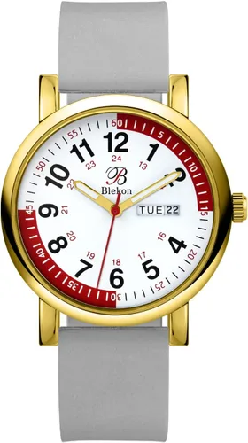 Miniatura 12 de Pulsometer Nurse Watch with Secondhand – Scrub Matching Band Colors for Medical Professionals – Super Easy to Read Dial w/Day and Date Indicator