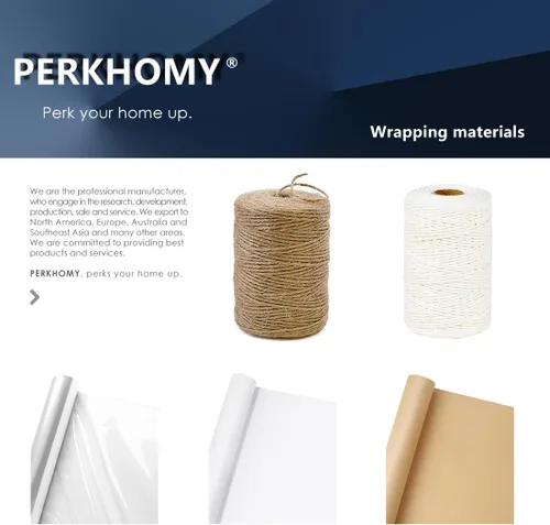 Miniatura 7 de PerkHomy - Rollo de celofán transparente de 35 pulgadas x 70 pies, 3 mil de grosor de celofán para canasta de regalo, golosinas, envoltura