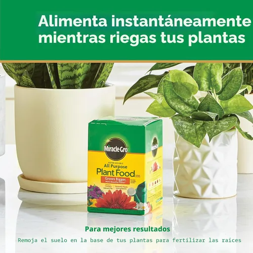 Miniatura 10 de Miracle-Gro Alimento vegetal multiusos soluble en agua, para todas las plantas de interior o exterior, rosas, flores, verduras, plantas