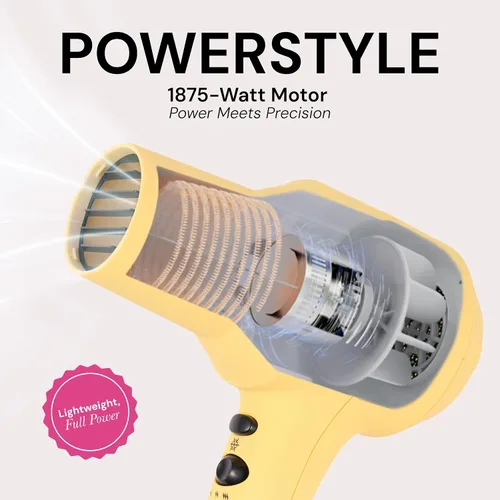 Miniatura 5 de L'ANGE HAIR Secador de pelo iónico PowerStyle Turbo 1875W de secado rápido y estilo preciso para looks duraderos y libres de encrespamiento