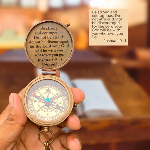 Miniatura 2 de Brújula God's Way - Regalos de bautismo y graduación para niños y hombres, regalos católicos e inspiradores