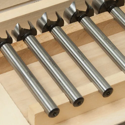 Miniatura 2 de Fulton Juego de brocas Forstner de 6 piezas con collar de tope de profundidad ajustable