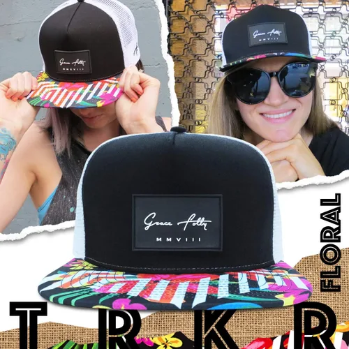 Miniatura 31 de Grace Folly - Gorra trucker unisex gorra de malla con cierre trasero