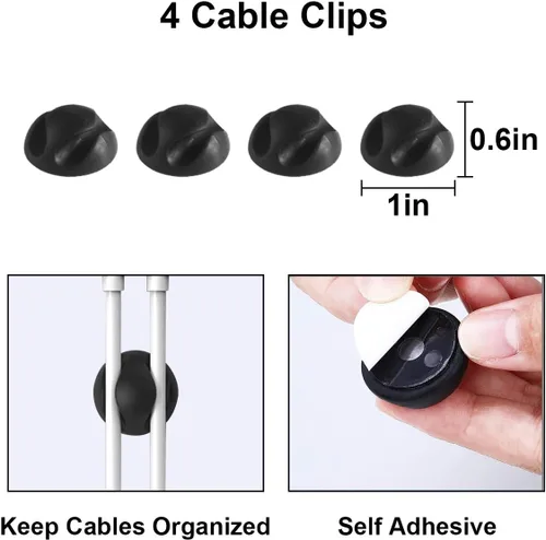 Miniatura 7 de Caja organizadora de cables, paquete de 3 cajas organizadoras de cables para escritorio, caja de cables grande, mediana y pequeña para ocultar