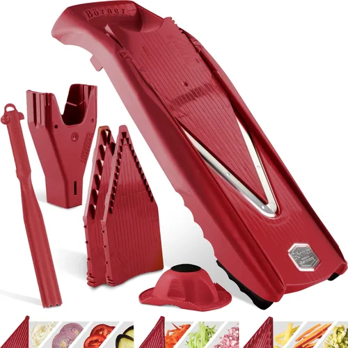 Miniatura 18 de Börner V5 PowerLine - Juego profesional de cortadores de verduras (7 piezas) • Cortador de verduras (cepilladora en V) para frutas y verduras +
