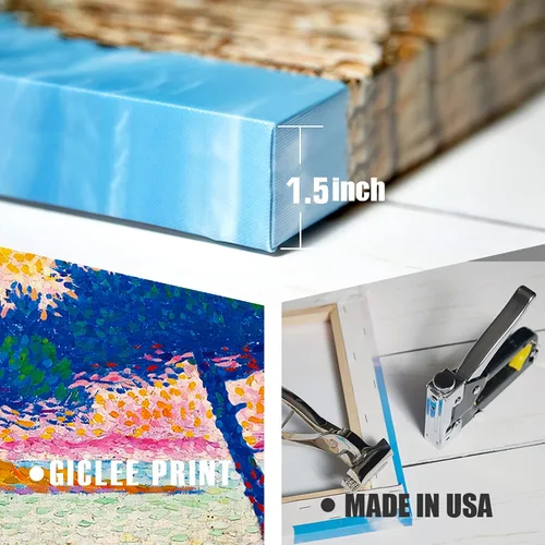 Miniatura 412 de A&T ARTWORK Campo de trigo con cipreses de Van Gogh Las reproducciones de arte clásico mundial, impresiones en lienzo giclée para decoración