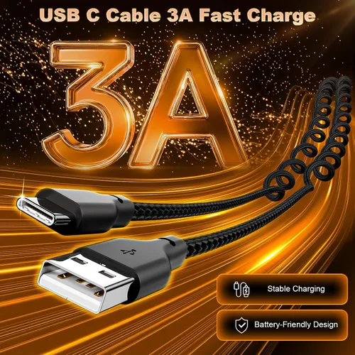 Miniatura 3 de Cable CarPlay en espiral USB A a USB C [2 unidades, 3 pies], cable retráctil retráctil para iPhone para automóvil, cable de carga rápida retráctil