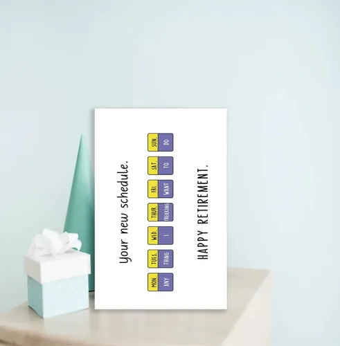 Miniatura 5 de Huameigf Divertidas tarjetas de jubilación para él y ella, regalos de humor para mujeres y hombres, felicitaciones nuevo calendario de jubilación