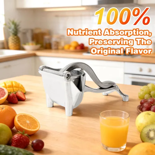 Miniatura 2 de Extractor de jugo de fruta fresca de aleación de aluminio, fácil de usar y limpiar, fácil de jugo Exprimidor de mano, exprimidor de cítricos