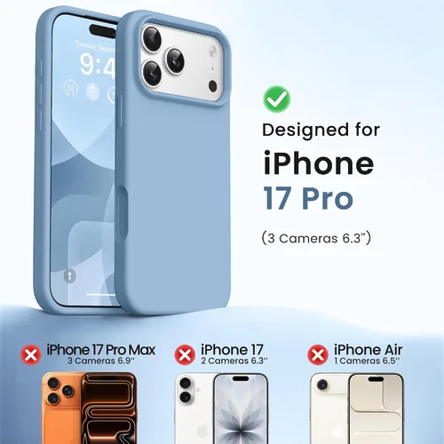 Miniatura 910 de GONEZ Funda de silicona para iPhone 15 Pro Max, compatible con Magsafe, protector de cámara + protector de pantalla, forro de microfibra suave