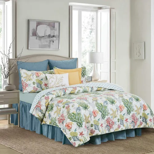 Miniatura 2 de C&F Home 82553.2TSET Juego de edredón con sonido de madera de concha, edredón y 2 fundas de almohada