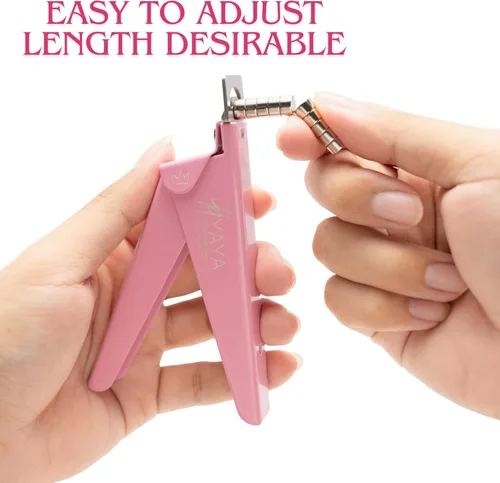 Miniatura 4 de Yaya - Cortaúñas postizas acrílicas con imanes, cortadores de uñas para puntas de uñas, cortador de puntas de uñas con medición de longitud