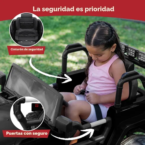 Miniatura 5 de Best Choice Products, Camión Ride On Car con alimentación de 12 V a control remoto, 3 velocidades, Suspensión a espiral, luces de LED, negro