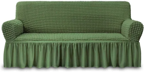 Miniatura 21 de NICEEC Funda de sofá biplaza beige de 1 pieza, funda de sofá de fácil ajuste, universal, de alta elasticidad, duradero, protector de muebles