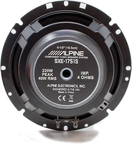 Miniatura 6 de Alpine 2 pares de altavoces componentes SXE-1751S de 6.5