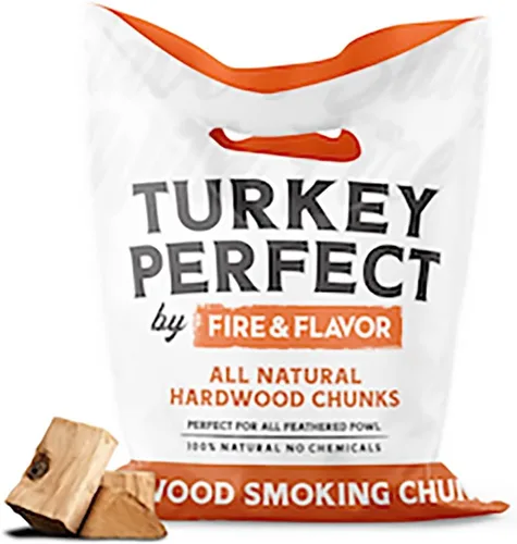 Miniatura 9 de Fire & Flavor Trozos de Madera de Manzana para Ahumar y Asar a la Parrilla - Totalmente Naturales, de Larga Duración con un Sabor Ligeramente Dulce
