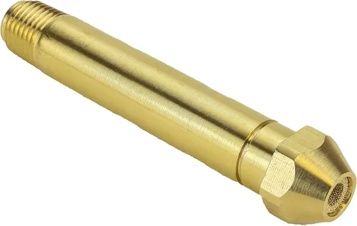 Miniatura 13 de SÜA - Reemplazo de tuerca y pezón para reguladores de acetileno y cloruros de etilo CGA-300 - Longitud del pezón: 3-1/2'' - Rosca lateral