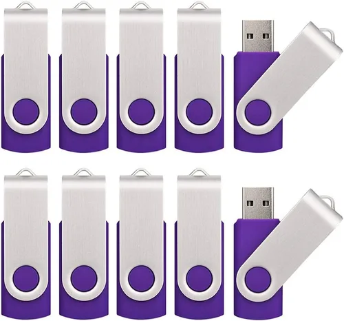 Miniatura 8 de Paquete de 20 unidades USB Flah de 8 GB USB 2.0 8 GB Flash Drive 20 Pack USB Memory Stick-Blue Azul
