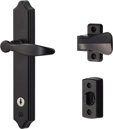 Miniatura 15 de Ideal Security 1216 Manija de puerta Storm para montaje en superficie con cerradura y llave para puertas de 1 a 1 ½ pulgadas de grosor