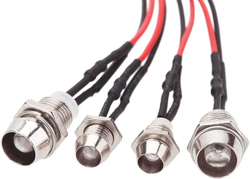 Miniatura 3 de luces Led para auto Rc camiones 4 LED Rc auto juego de luces Led camión Rc luces Led Rc juego de luces de camión Rc faros de auto, luz trasera