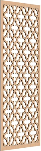 Miniatura 71 de Madison Paneles de pared decorativos de madera con calado, 9 3/8 pulgadas de ancho x 24 3/8 pulgadas de alto x 3/8 de alto, roble rojo rojo (Red Oak)