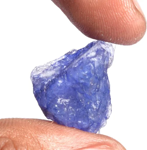 Miniatura 2 de GEMHUB Zafiro azul certificado, 16.55 quilates, cristal curativo natural de grado A, piedra preciosa de zafiro en bruto DP-547, Gema, azul