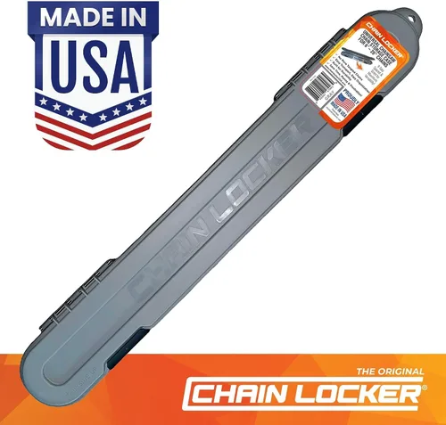 Miniatura 5 de Almacenamiento original de cadena de motosierra, estuche universal portátil para todas las cadenas de hasta 20 pulgadas de cuchillas - Puede apilar