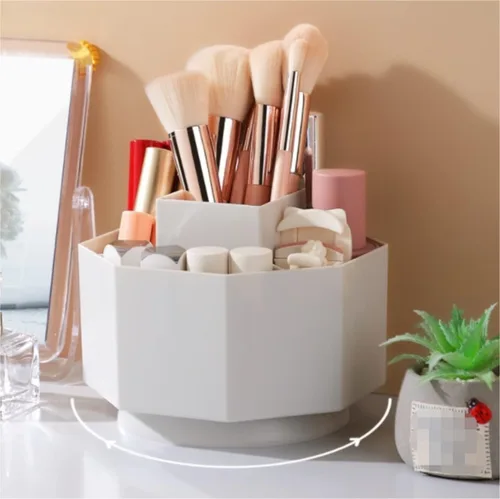Miniatura 3 de Makeup Makeup Brush Storage Bucket Desktop Organizer Multifunction Cosmetic Storage Organizer