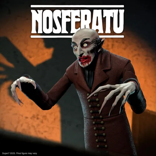 Miniatura 5 de Super7 ULTIMATES! Nosferatu Count Orlok (Full Color) - Figura de acción de Nosferatu de 7 pulgadas, colección clásica de monstruos y juguetes retro