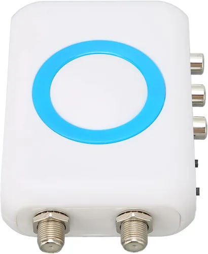 Miniatura 8 de ASHATA Modulador RF M65ANTSC, modulador de RF de audio de vídeo HD, adaptador coaxial, convertidor de demodulador VHF para consola de juegos Fire