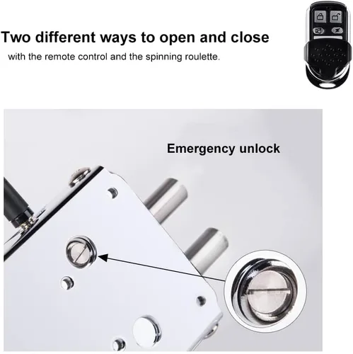 Miniatura 5 de Kit electrónico inteligente de cerradura de puerta para el hogar, sistema de control de acceso inalámbrico antirrobo de seguridad para el hogar sin