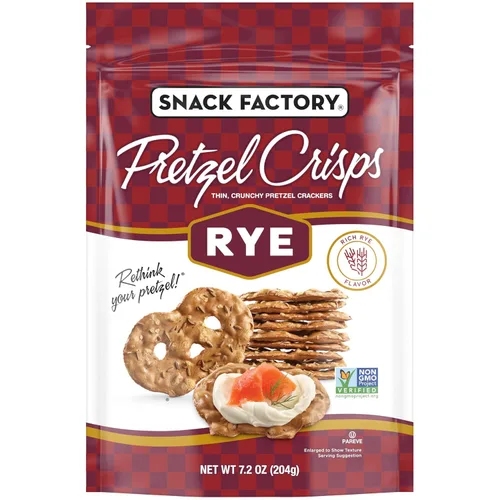 Miniatura 10 de Snack Factory Pretzel Crisps Galletas de pretzel de brioche, bolsa de 7.2 onzas