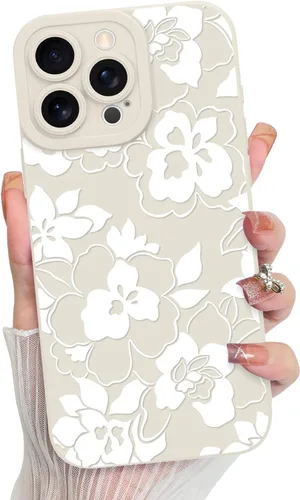 Miniatura 73 de MZELQ Funda para iPhone 17 Pro 2025, diseño de girasoles de silicona, flores florales, protección de cámara, funda delgada y suave para teléfono