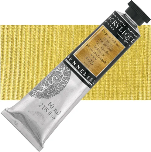 Miniatura 119 de Sennelier Acrílico para artistas extrafinos, 2.0 fl oz, luz verde cromo S3