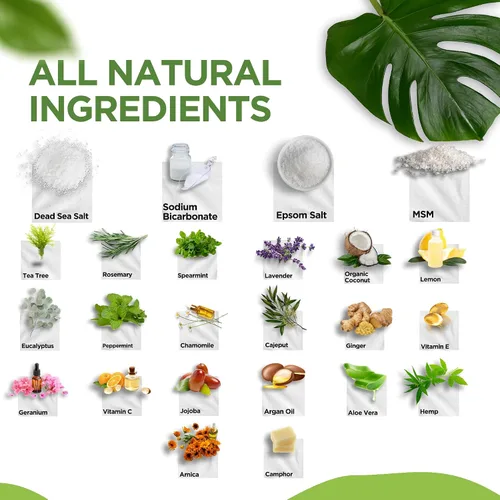 Miniatura 7 de DAILY REMEDY Sales de remojo para pies, paquete variado de 4 unidades, aceite de árbol de té, alivio muscular, lavanda calmante y remojo