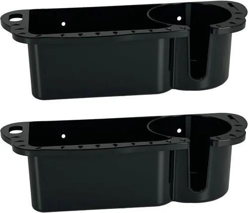 Miniatura 6 de HIUMI Paquete de 2 organizadores para botes, portavasos marinos, ajuste universal para Bass Boat Kayak Pontón Jon Boat Pesca Cabaña