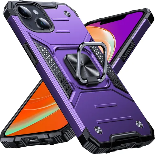Miniatura 38 de Anqrp Funda resistente para iPhone 6/7/8/SE/SE2 con soporte de anillo mejorado y agarre, grado militar, a prueba de golpes, resistente y robusta