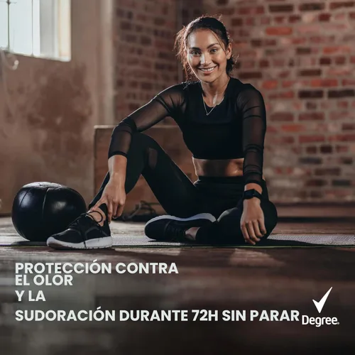 Miniatura 3 de Degree Desodorante Antitranspirante Avanzado, paquete de 4, Protección contra Sudor y Olor por 72 Horas, Shower Clean, Antitranspirante para Mujeres