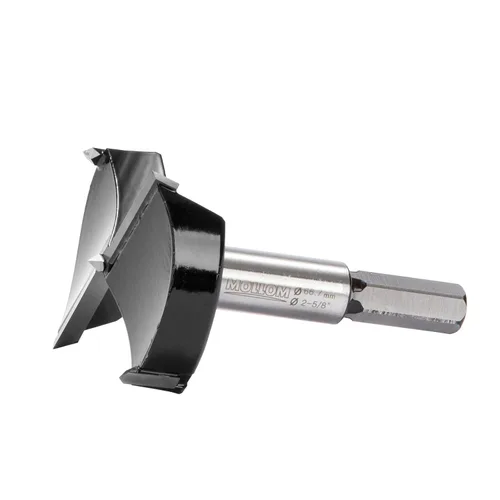 Miniatura 11 de Mollom Broca Forstner de 1/4" (6.3 mm) para carpintería precisa con un grosor de carburo YG8 duradero de 0.063 in, esta herramienta de corte