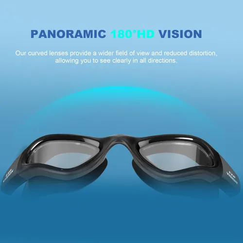 Miniatura 2 de EXP VISION Gafas de natación para adultos, gafas de natación antivaho para mujeres y hombres, sin fugas, gafas de agua de triatlón