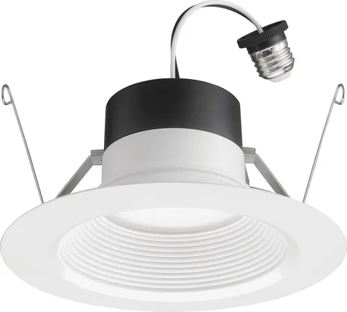 Miniatura 12 de Juno 4BEMW SWW5 90CRI CP6 M2 E-Series LED empotrable, moldura deflectora, 4 pulgadas, color blanco (paquete de 12)