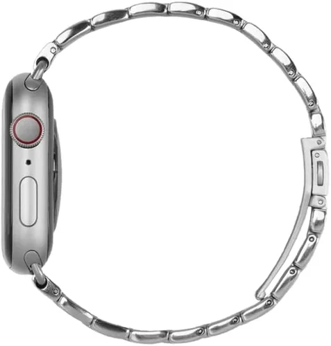 Miniatura 3 de CASETiFY Correa de reloj de eslabones [acero inoxidable de alta calidad] compatible con Apple Watch Series 1-9, SE, Ultra - 1.496 in/1.575 in/1.614