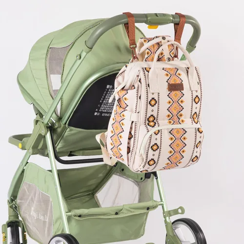 Miniatura 6 de Montana West Wrangler Pañalera Mochila Western Bolsa de bebé, Tamaño único, Estándar Azteca-bronceado