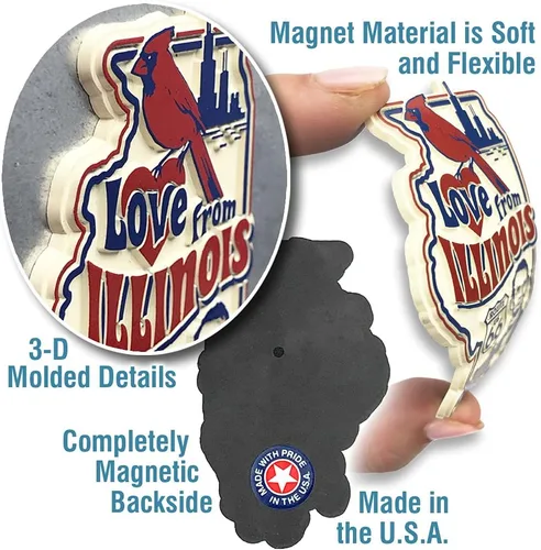 Miniatura 3 de Bigfoot Don't Stop Believing - Imán de póster de Classic Magnets, goma 3D estilo vintage, regalos coleccionables fabricados en los Estados Unidos